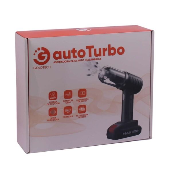 ASPIRADORA INALAMBRICA DE AUTO GOLDTECH - Imagen 2