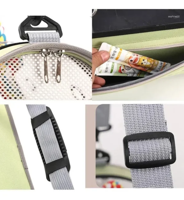 Bolso Transportador Plegable para Gatos y Mascotas Pequeñas - Imagen 3
