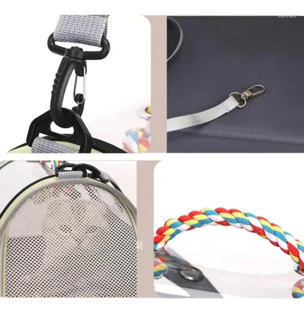 Bolso Transportador Plegable para Gatos y Mascotas Pequeñas - Imagen 5