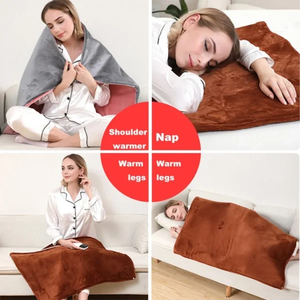 Manta Térmica Frazada Eléctrica Polar Reversible
