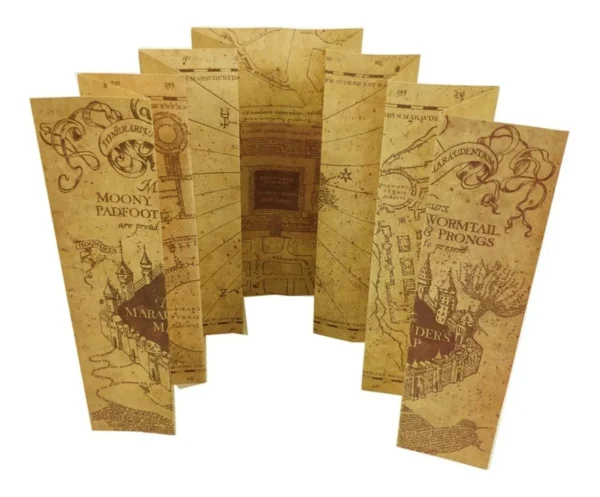 Mapa Del Merodeador Saga Harry Potter