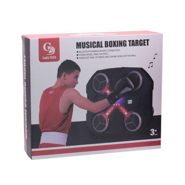 Máquina de Boxeo Infantil con Guantes Luz RGB y Sonido - Imagen 4